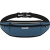 WATERFLY Running Belt Slim Breathable Back Pad 4-Pocket Runners Pouch(Dark Blue)