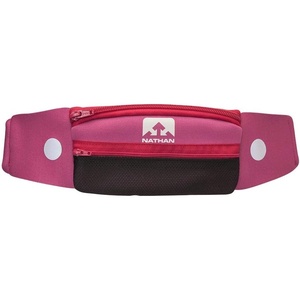Nathan 5K Runner’s Waist Pack, Nathan Running Belt Essentials for Women and Men | Smartphone Storage | Adjustable | Reflective(Very Berry)