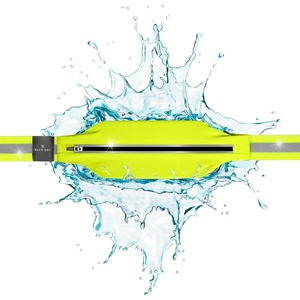 No-Bounce Slim & Secure Running Belt, Fits ALL Phones, Keys, Cards, Gels(1. Yellow)