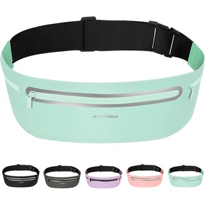 Running Belt for Women & Men-Ultra Light Slim Running Belts(Blue)