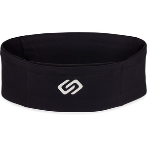 VersaSlim Low-Profile Running Belt, Gym Waist Pack, Black, S(Black)