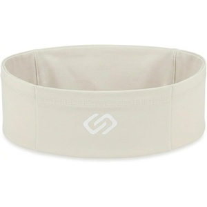 VersaSlim Low-Profile Running Belt, Gym Waist Pack, Black, S(Off-White)