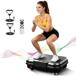 Vibration Plate Exercise Machine Vibrating Plate for Lymphatic Drainage(Dark)
