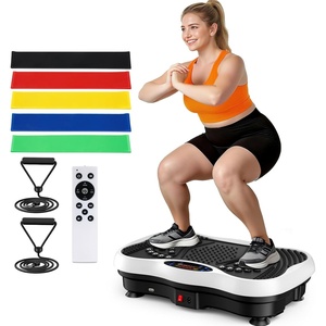 Vibration Plate Exercise Machine for Full Body Lymphatic Drainage(White)